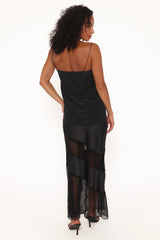 Winona Lace Maxi Skirt - Black