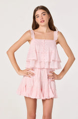 Delia Tiered Babydoll Top