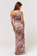 Veloura Off The Shoulder Maxi Dress