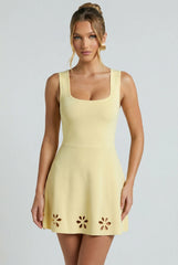 Buttercup Square Neck Mini Dress