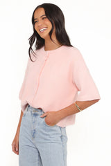 Lilith Knit Top - Pink