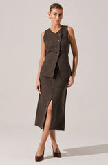 Rielle Wool-Blend Pencil Skirt