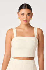 Kinslee Square Neck Cropped Top