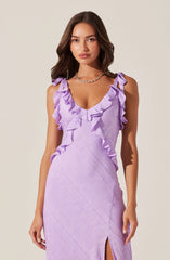 Sorbae Ruffle Maxi Dress