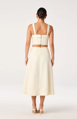Kinslee A-Line Midi Skirt