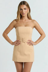 Luncheon Belted Mini Dress
