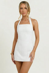 At The Ferris Wheel Halter Mini Dress