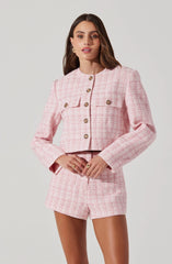 Cropped Tweed Jacket