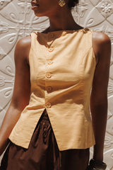 Kalyssa Asymmetrical Vest - Mango