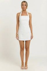 At The Ferris Wheel Halter Mini Dress