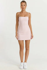 Gingham Sweetheart Soft Sculpt Mini Dress