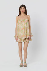 Jessa Floral Tiered Bubble Dress