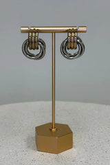 Sharon Two-Toned Earrings
