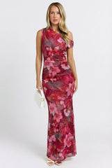Saphira Off The Shoulder Floral Maxi Dress