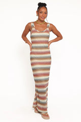 Sommer Midi Dress - Multi Stripe