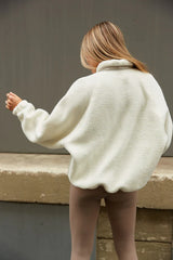 Maverick Fleece Jacket in White