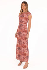 Bloise Maxi Skirt - Blurred Botanics