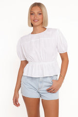 Solstice Top - White