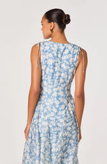 Emmery Floral Wrap Midi Dress