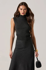 Deora Sleeveless Mock Neck Sweater