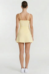 Lemon Sorbet Soft Sculpt Mini Dress