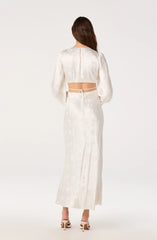 Quinn Floral Jacquard Maxi Dress