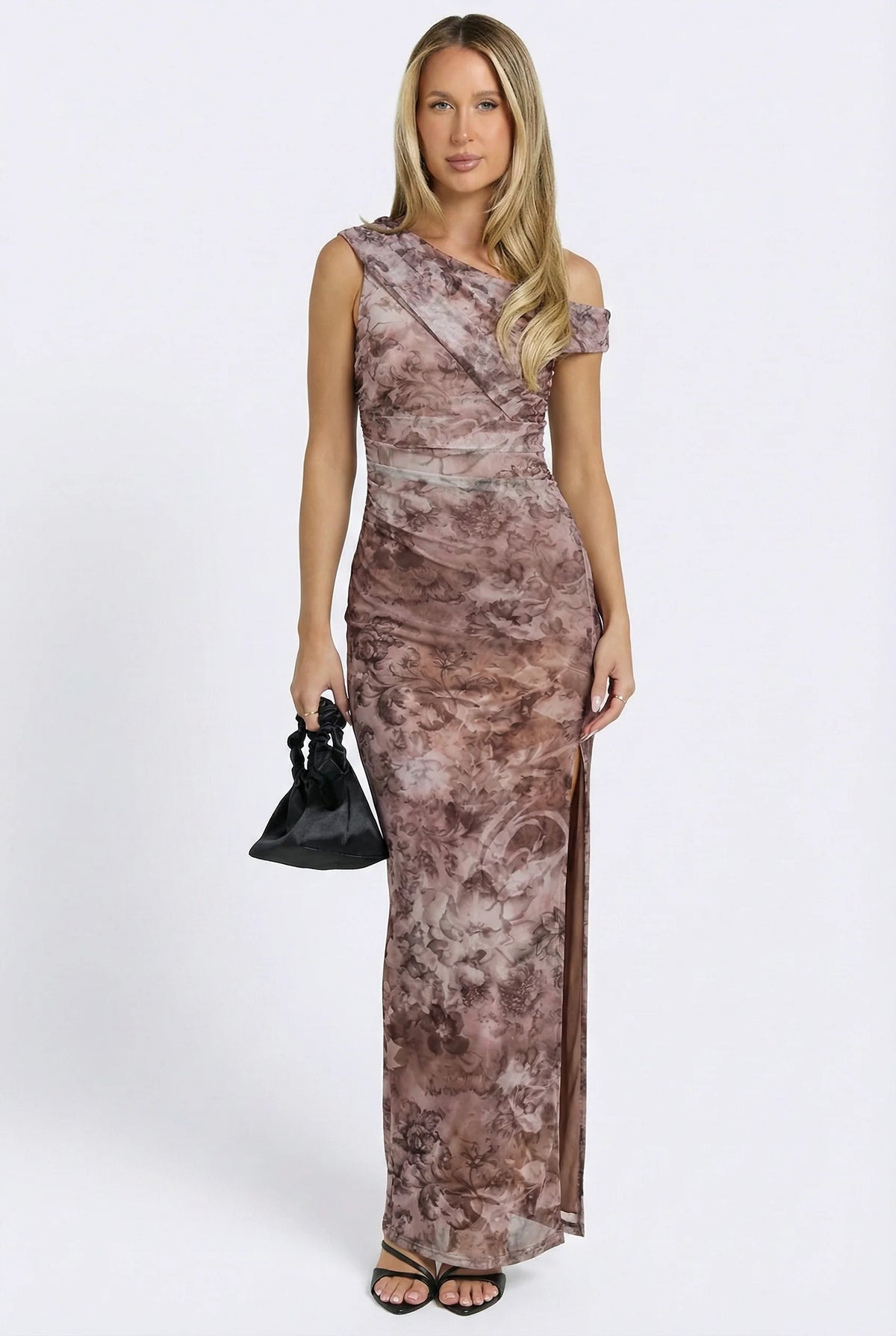 Veloura Off The Shoulder Maxi Dress