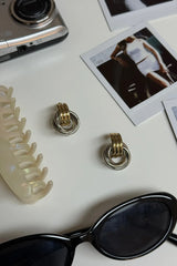 Sharon Two-Toned Earrings