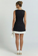 Work and Play Pleated Mini Dress
