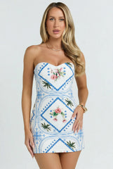 Santorini Scarf Mini Dress
