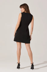 Nixie Tailored Split Skirt Dress