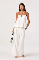 Talulla Strapless Babydoll Top