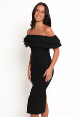 Sammi Midi Dress - Black