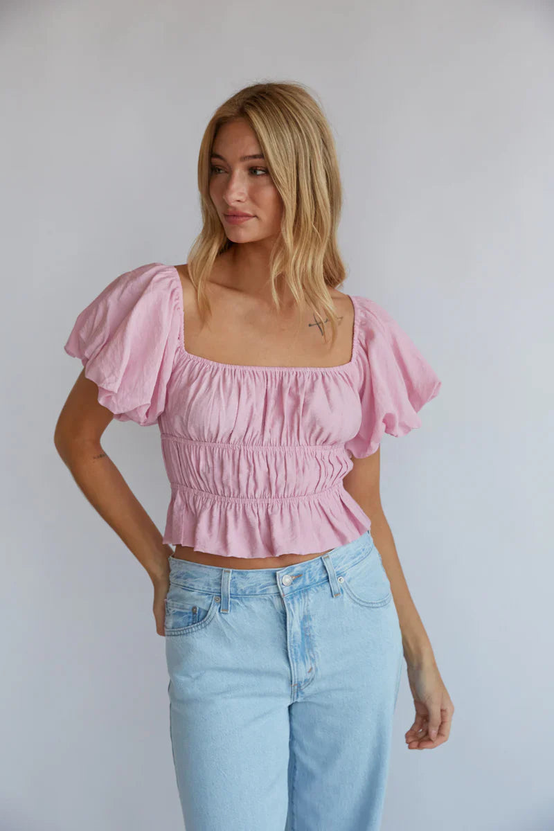 Dottie Ruffle Crop Top