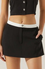Rory Contrast Trim Skort