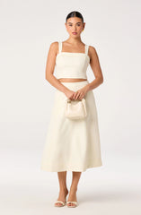 Kinslee Square Neck Cropped Top