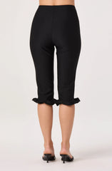 Amalie Ruffle Hem Capri Pants