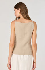 Longline Vest Mixed Media Dress