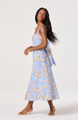 Nathalie Lace Trim Maxi Dress