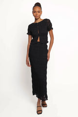 Valana Skirt - Black Midnight