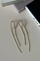 Wren Rhinestone Curved Drop Studs