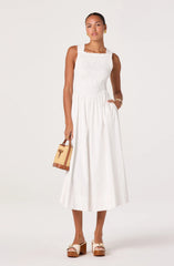 Hollie Smocked Midi Dress