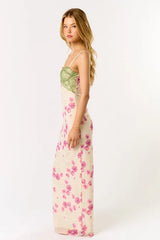 Floral Fantasy Lace Maxi Dress - Large