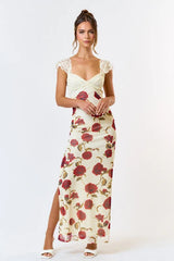 Rose To The Occasion Lace Maxi Dress - Medium
