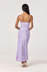 Tyla Satin Bias-Cut Maxi Dress