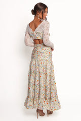 Dara Maxi Skirt - Garden Floral