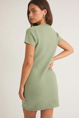 Matcha Mood Mini Dress - Large