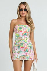 Greetings From Paradise Pocketed Mini Dress
