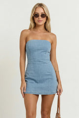 Malibu Morning Denim Mini Dress
