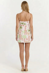 Vintage Palm Mini Dress